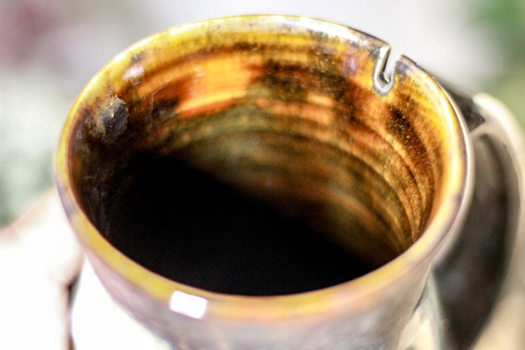 15-B Copper Agate Barely Flared Notched Stein Mug - ODDBALL MISFIT, 15 oz. - 15% off