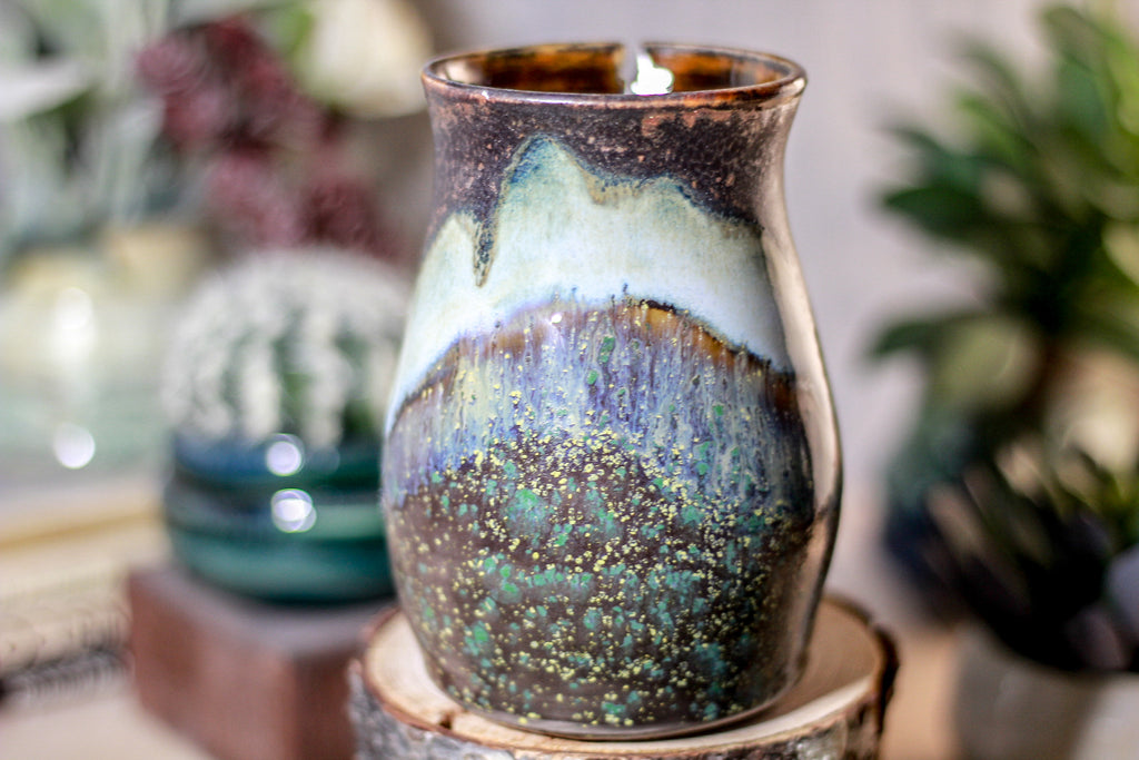 16-B Copper Agate Barely Flared Notched Stein Mug - ODDBALL MISFIT, 17 oz. - 15% off