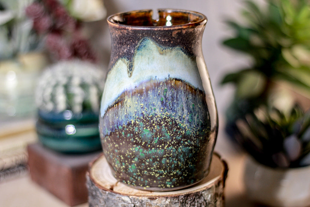 16-B Copper Agate Barely Flared Notched Stein Mug - ODDBALL MISFIT, 17 oz. - 15% off