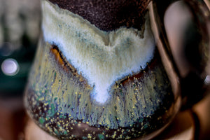 17-B Copper Agate Barely Flared Notched Mug - ODDBALL MISFIT, 14 oz. - 15% off