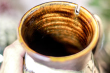 Load image into Gallery viewer, 17-B Copper Agate Barely Flared Notched Mug - ODDBALL MISFIT, 14 oz. - 15% off