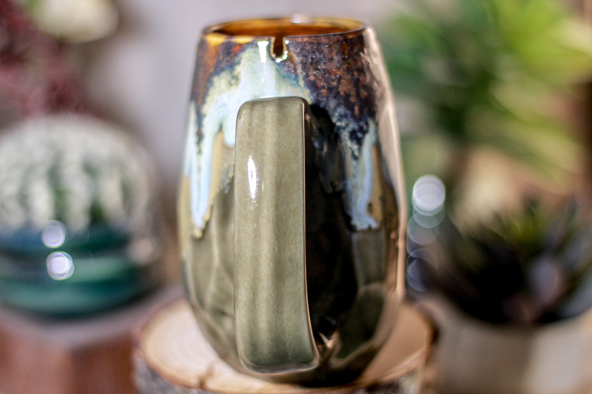 18-B Copper Agate Notched Crystal Mug - ODDBALL, 12 oz. - 10% off