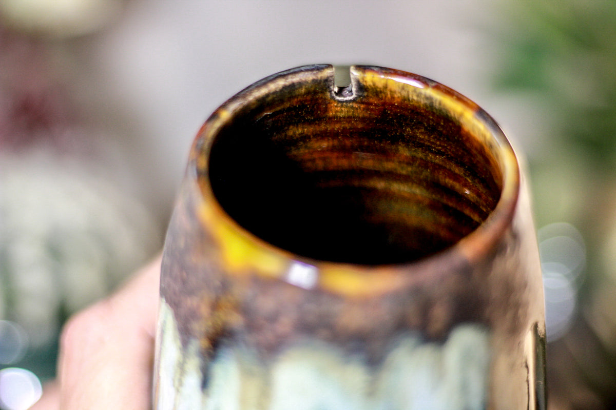 18-B Copper Agate Notched Crystal Mug - ODDBALL, 12 oz. - 10% off