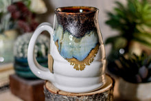 Load image into Gallery viewer, 19-B Copper Agate Notched Stein Mug - ODDBALL MISFIT, 15 oz. - 20% off
