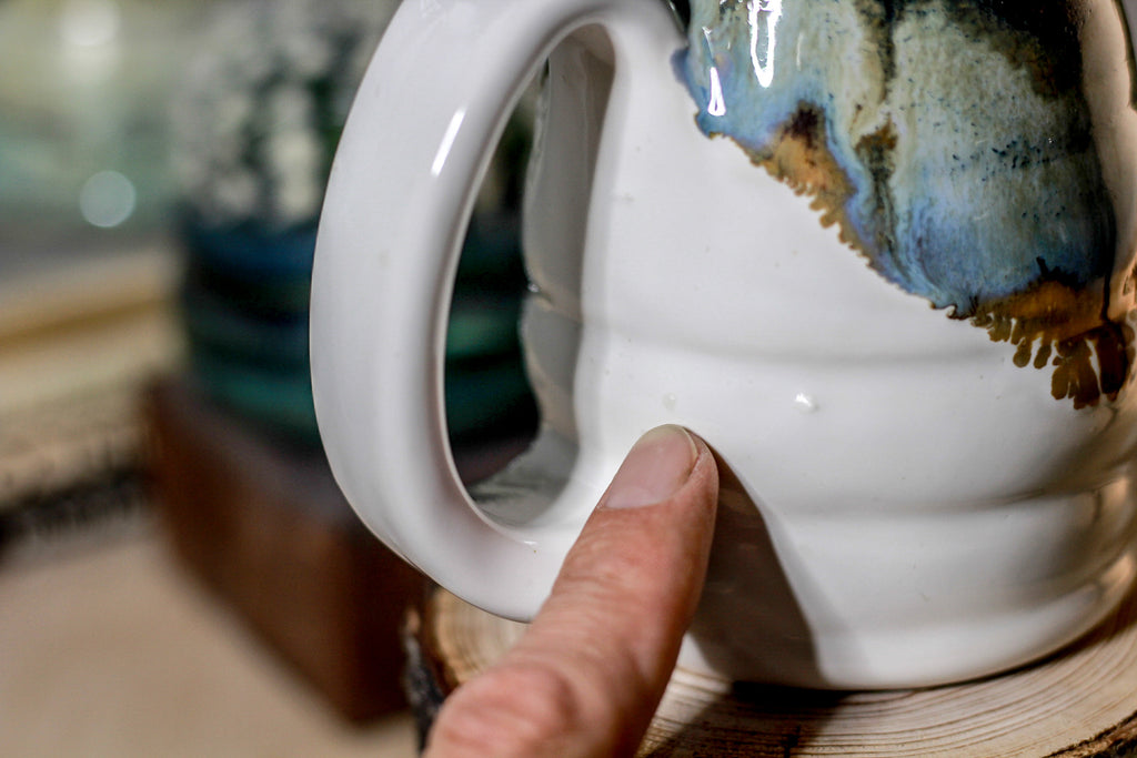 19-B Copper Agate Notched Stein Mug - ODDBALL MISFIT, 15 oz. - 20% off