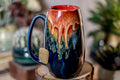 21-C Lava Falls Notched Crystal Mug, 12 oz