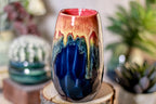 21-C Lava Falls Notched Crystal Mug, 12 oz