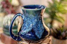 Load image into Gallery viewer, 34-E Astral Wave Barely Flared Notched Textured Mug, 15 oz.