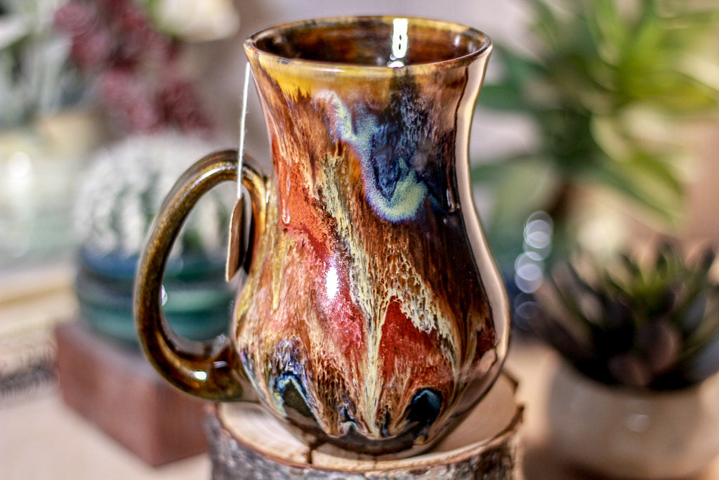 37-B Rainbow Grotto Flared Notched Mug - TOP SHELF, 17 oz