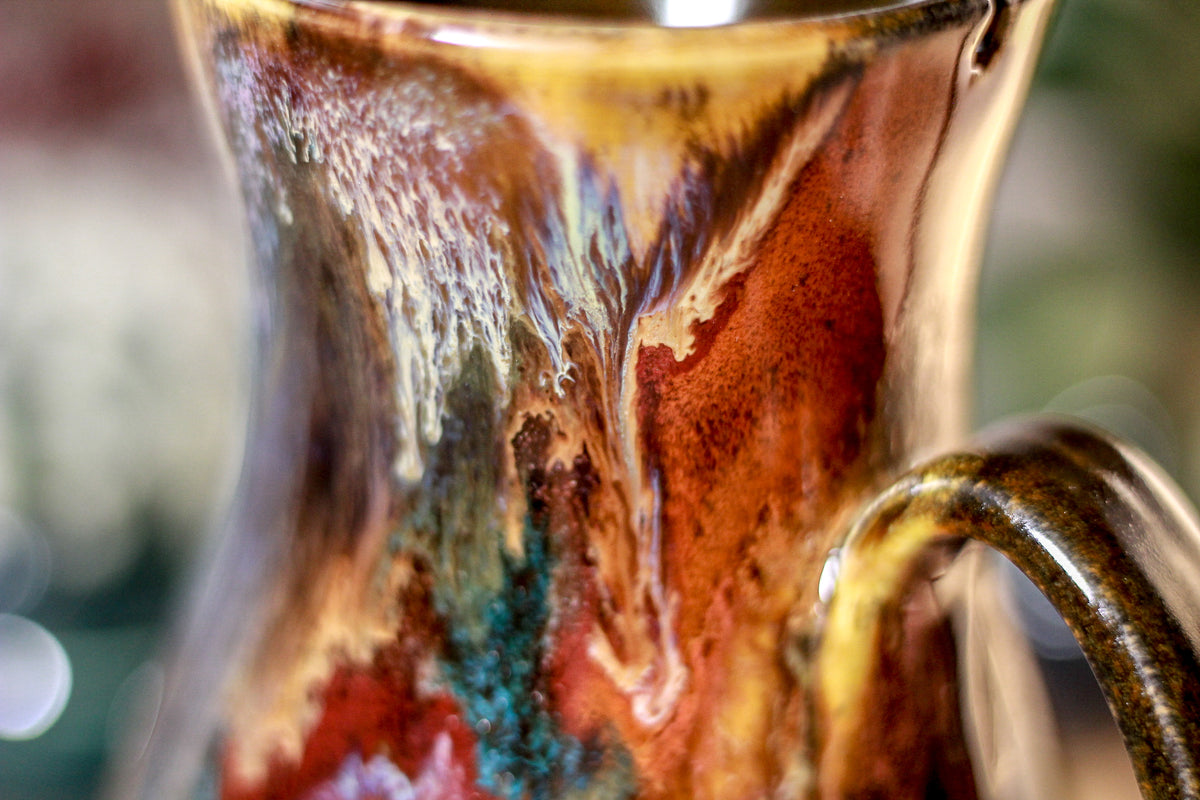 37-B Rainbow Grotto Flared Notched Mug - TOP SHELF, 17 oz