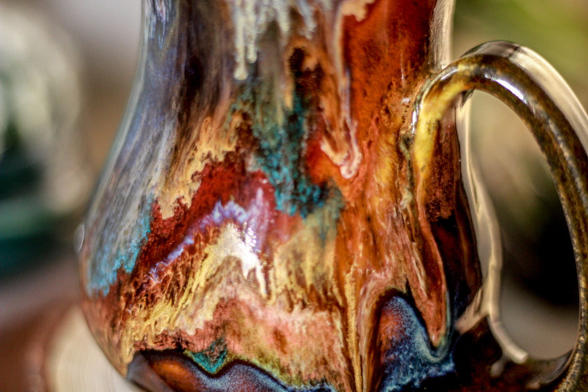 37-B Rainbow Grotto Flared Notched Mug - TOP SHELF, 17 oz