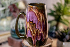 38-E Molten Beauty Notched Crystal Mug, 17 oz.