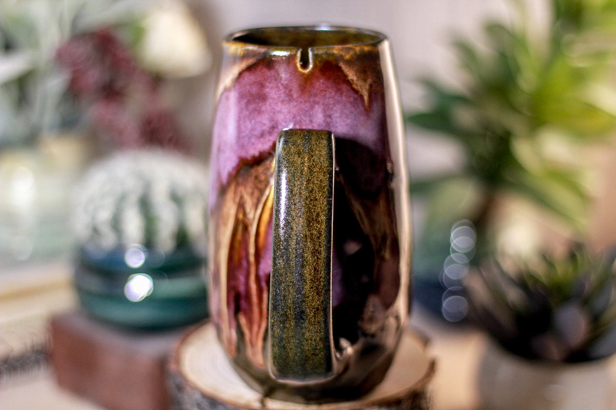 38-E Molten Beauty Notched Crystal Mug, 17 oz.