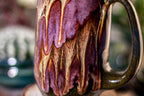 38-E Molten Beauty Notched Crystal Mug, 17 oz.
