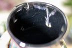 46-F Teal Cavern Barely Flared Notched Mug, 14 oz