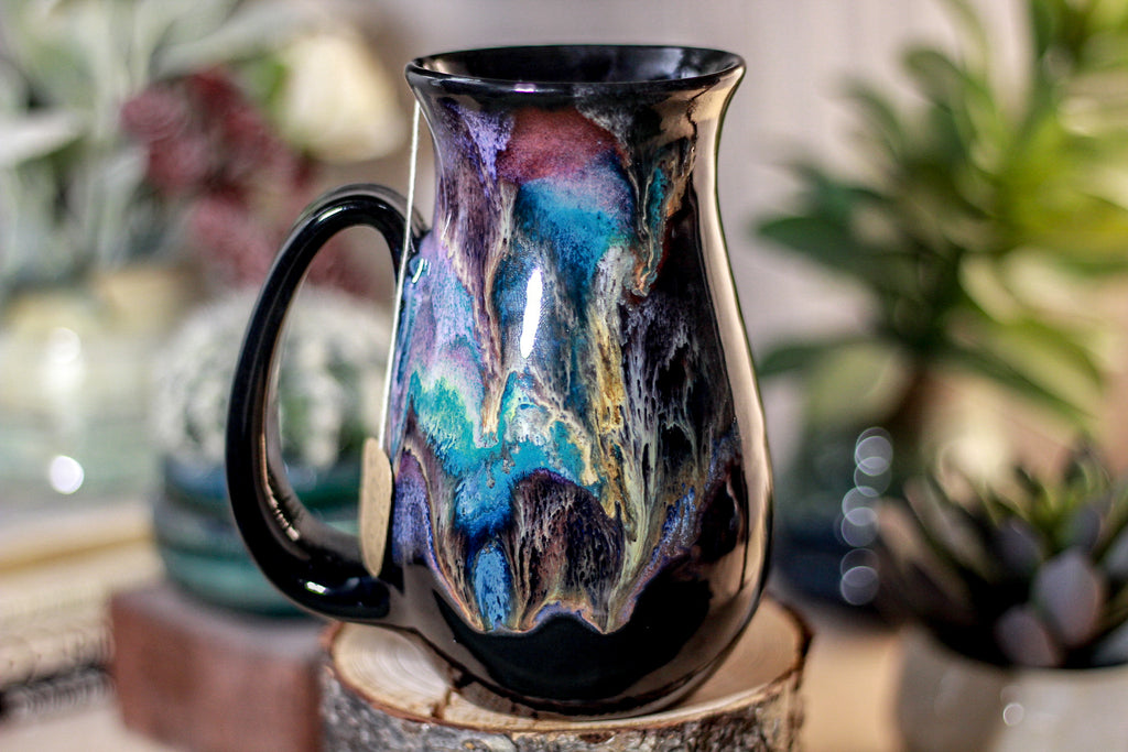 47-B Cosmic Grotto Barely Flared Notched Mug, 16 oz