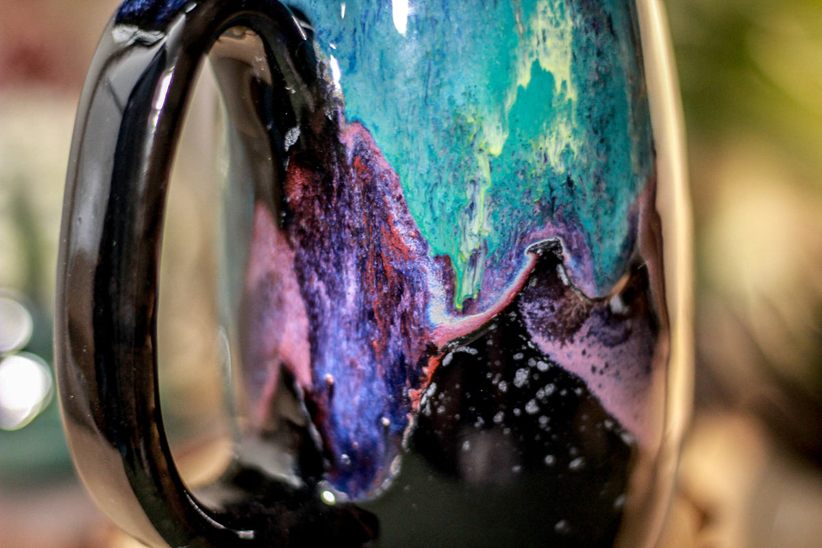 48-A Rainbow Stellar Notched Mug, 14 oz