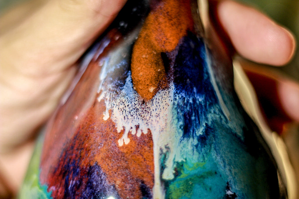 49-A Rainbow Stellar Vase, 16 oz