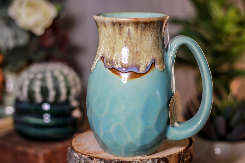 32-D Barely Flared Notched Crystal Mug, 12 oz.