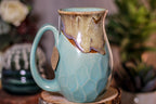 32-D Barely Flared Notched Crystal Mug, 12 oz.