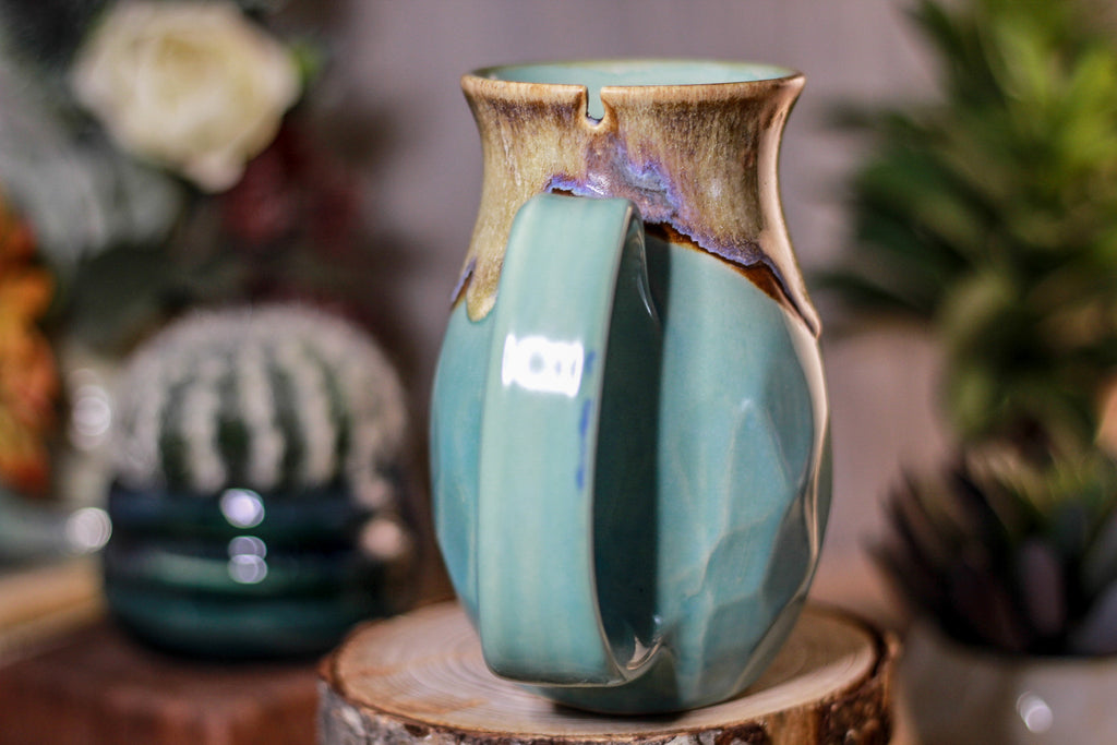 32-D Barely Flared Notched Crystal Mug, 12 oz.