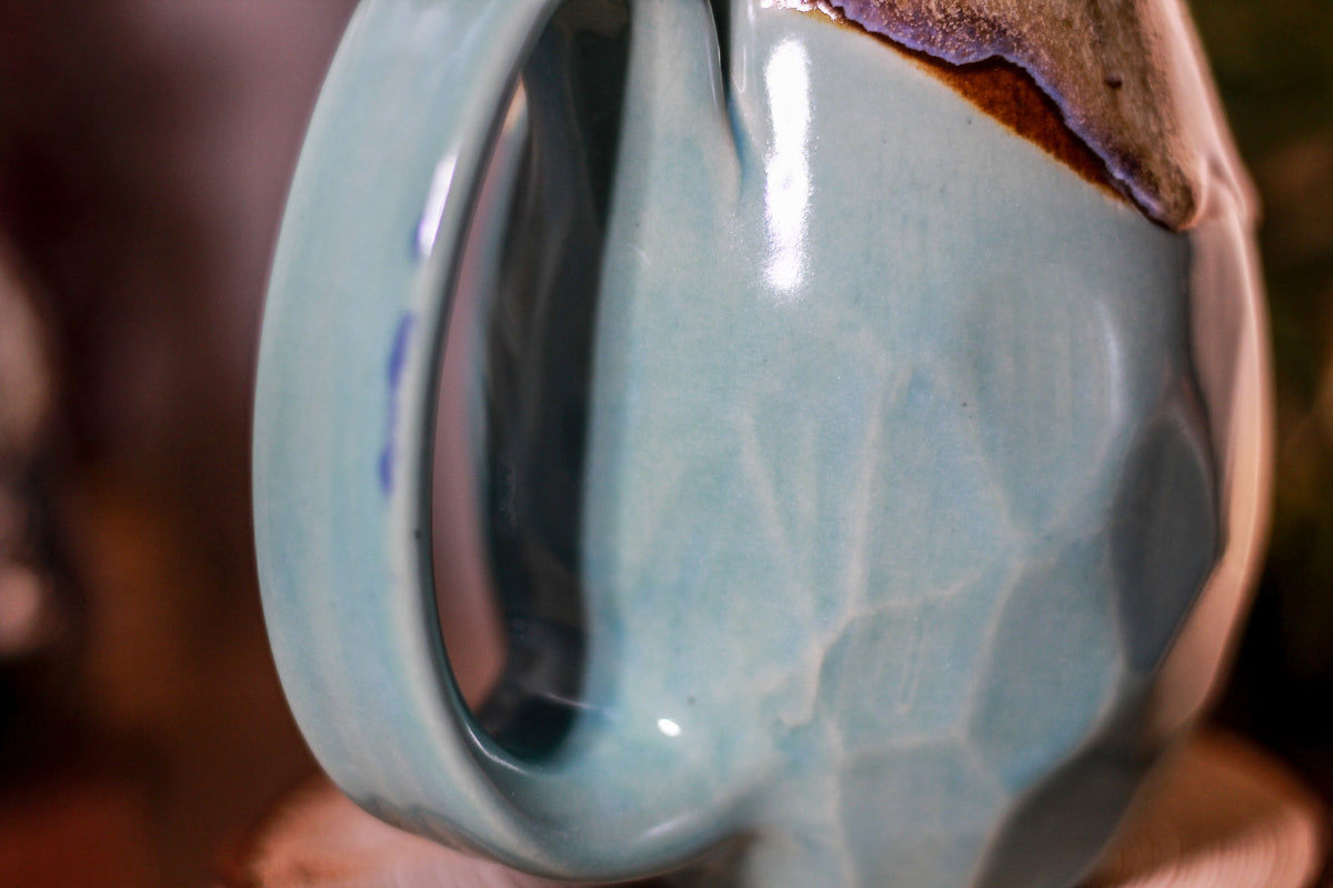 32-D Barely Flared Notched Crystal Mug, 12 oz.