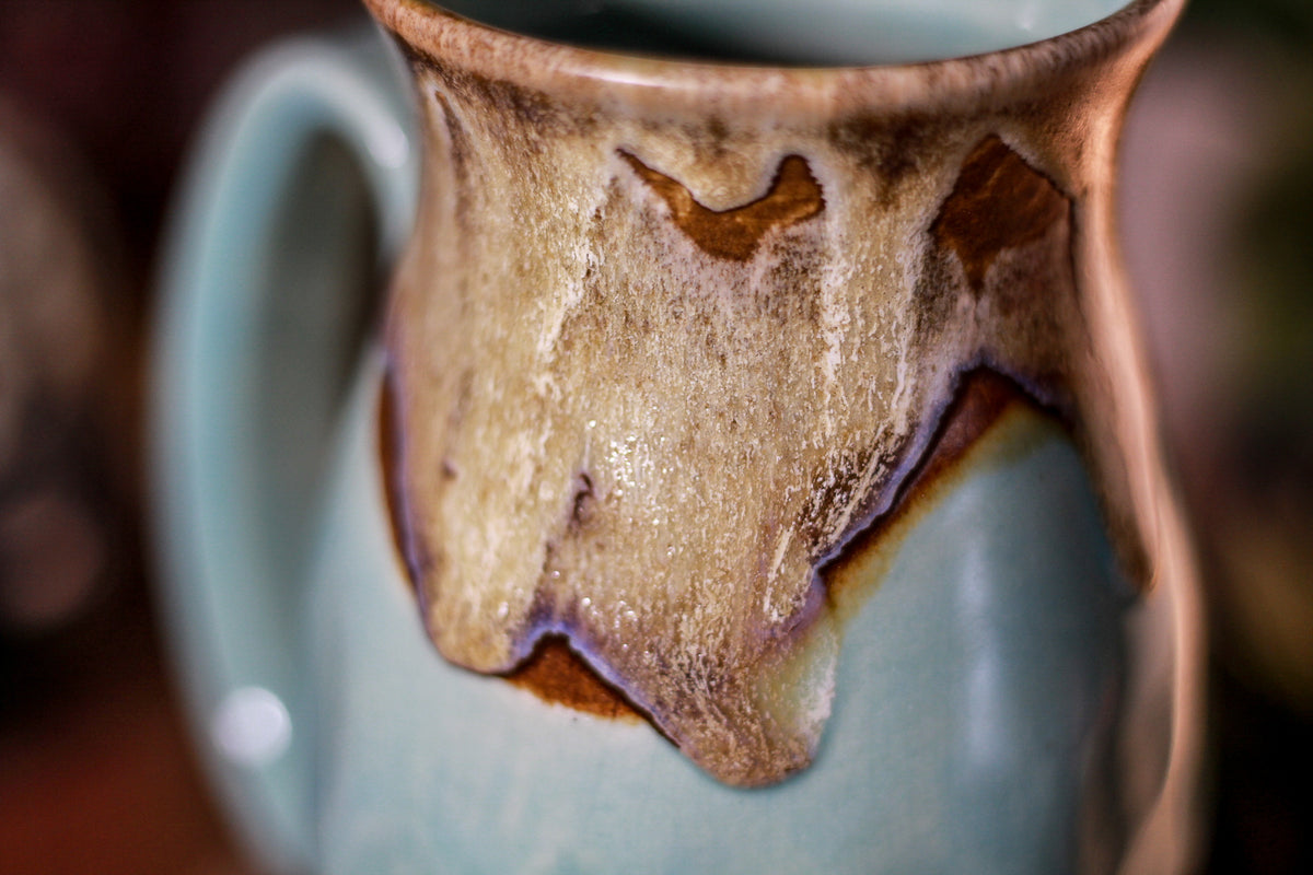 32-D Barely Flared Notched Crystal Mug, 12 oz.