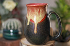 44-D Barely Flared Notched Mug - MISFIT, 15 oz. - 80% off - Not recommended as a drinking vessel.