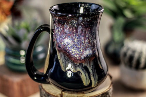 01-P Barely  Flared Notched Mug, 13 oz.