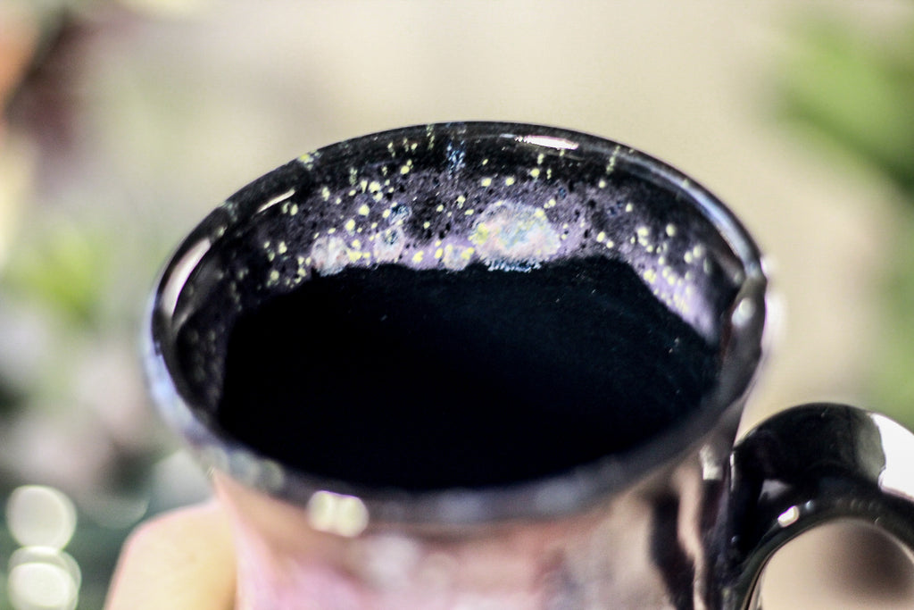 01-P Barely  Flared Notched Mug, 13 oz.
