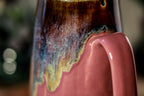03-D Electric Wave Notched Crystal Mug, 14 oz