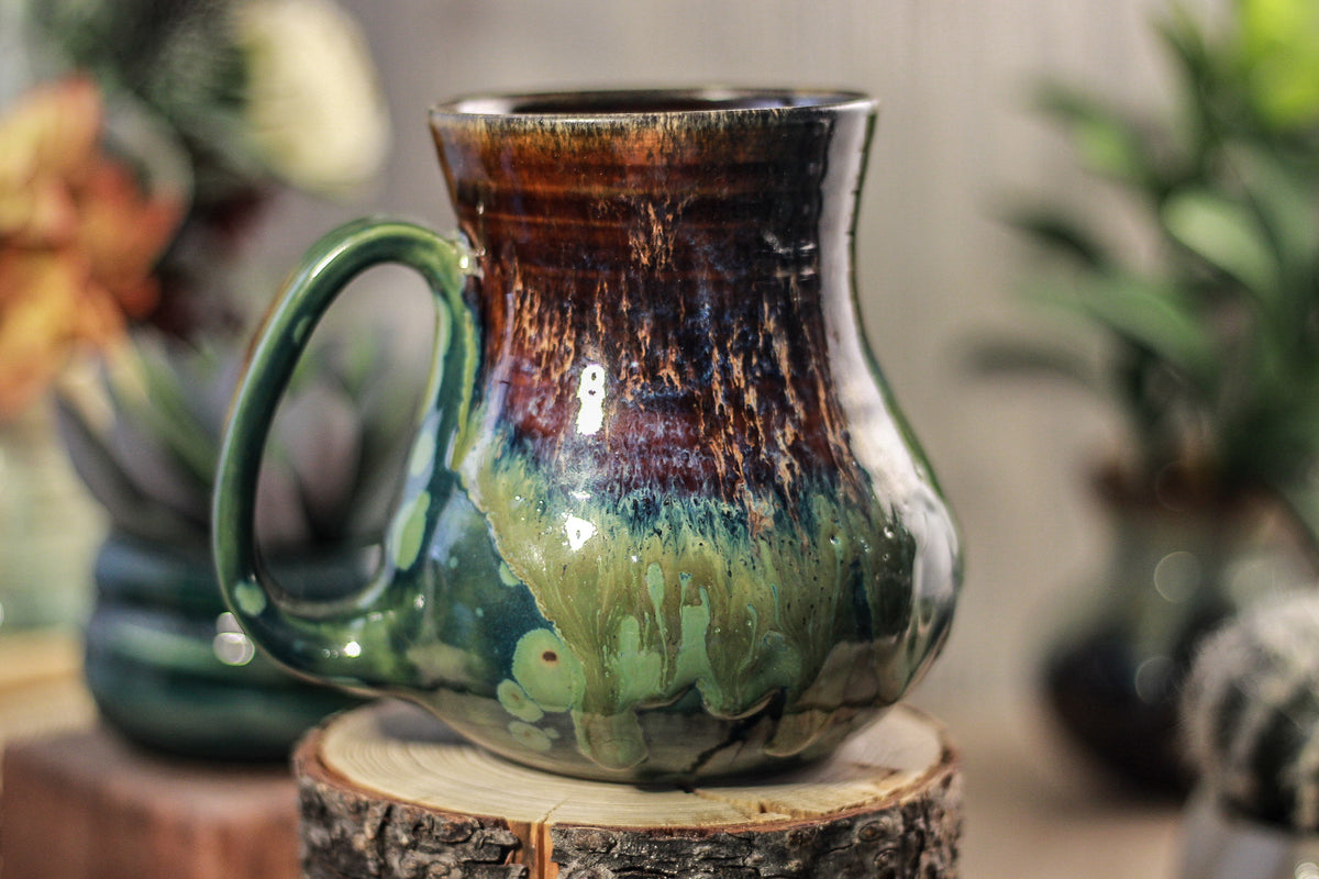 07-C Electric Falls Barely Flared Mug - TOP SHELF ODDBALL, 17 oz.