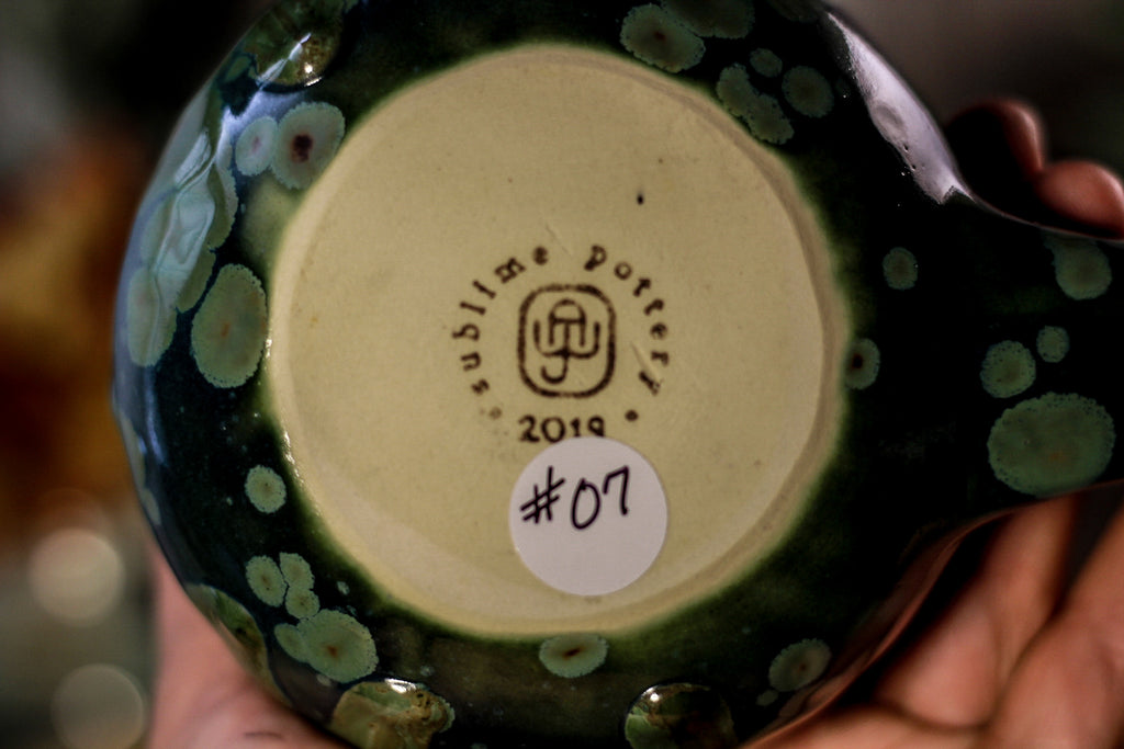 07-C Electric Falls Barely Flared Mug - TOP SHELF ODDBALL, 17 oz.