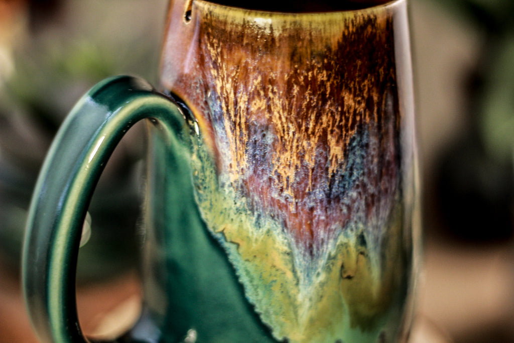 08-D Electric Falls Notched Mug - TOP SHELF, 16 oz