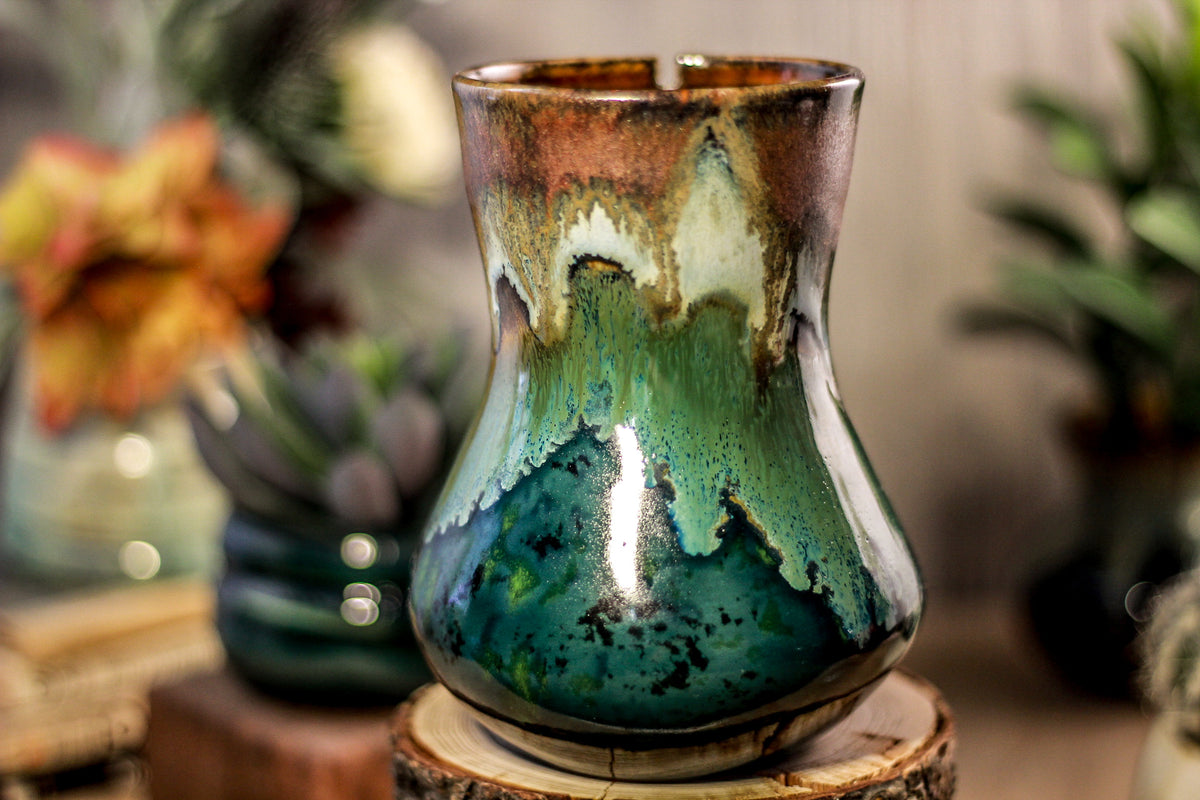 14-B Copper Agate Flared Notched Mug - TOP SHELF, 19 oz.