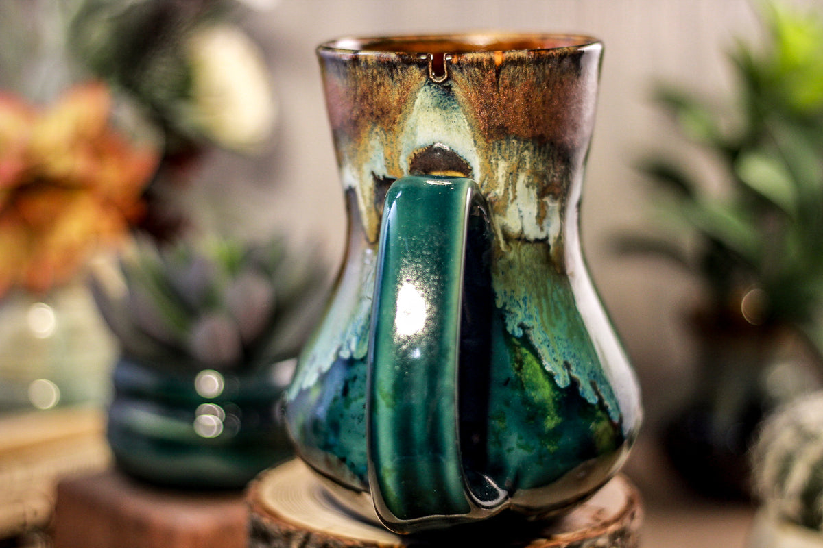 14-B Copper Agate Flared Notched Mug - TOP SHELF, 19 oz.