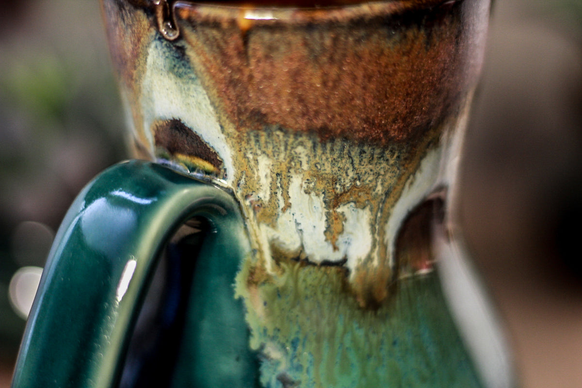 14-B Copper Agate Flared Notched Mug - TOP SHELF, 19 oz.