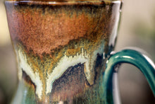 Load image into Gallery viewer, 14-B Copper Agate Flared Notched Mug - TOP SHELF, 19 oz.