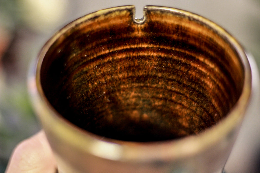 14-B Copper Agate Flared Notched Mug - TOP SHELF, 19 oz.