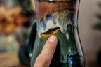15-B Copper Agate Barely Flared Notched Mug - TOP SHELF MISFIT, 20 oz.