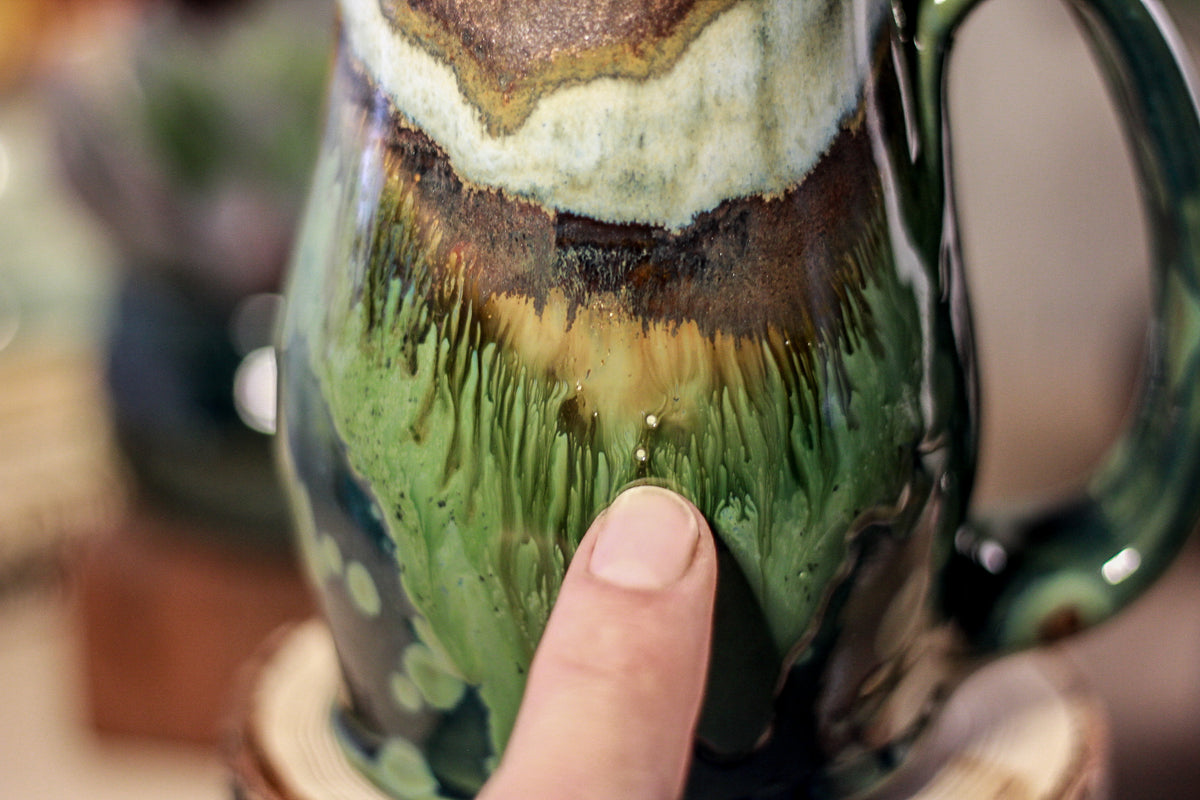 16-B Copper Agate Barely Flared Notched Mug -  MISFIT, 17 oz. - 15% off