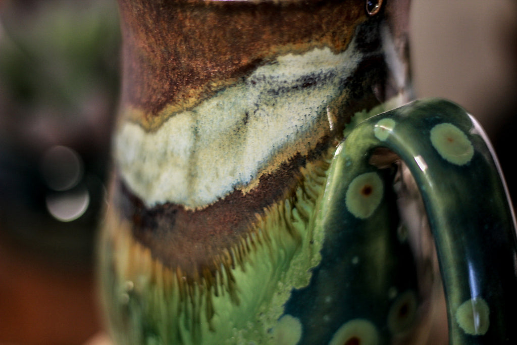 16-B Copper Agate Barely Flared Notched Mug -  MISFIT, 17 oz. - 15% off