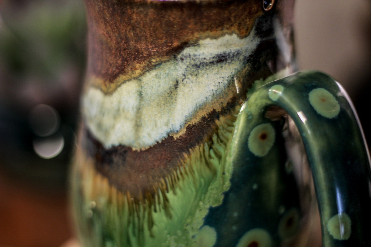 16-B Copper Agate Barely Flared Notched Mug -  MISFIT, 17 oz. - 15% off