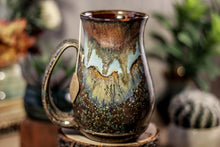 Load image into Gallery viewer, 17-B Copper Agate Barely Flared Notched Mug -  MISFIT, 17 oz. - 10% off