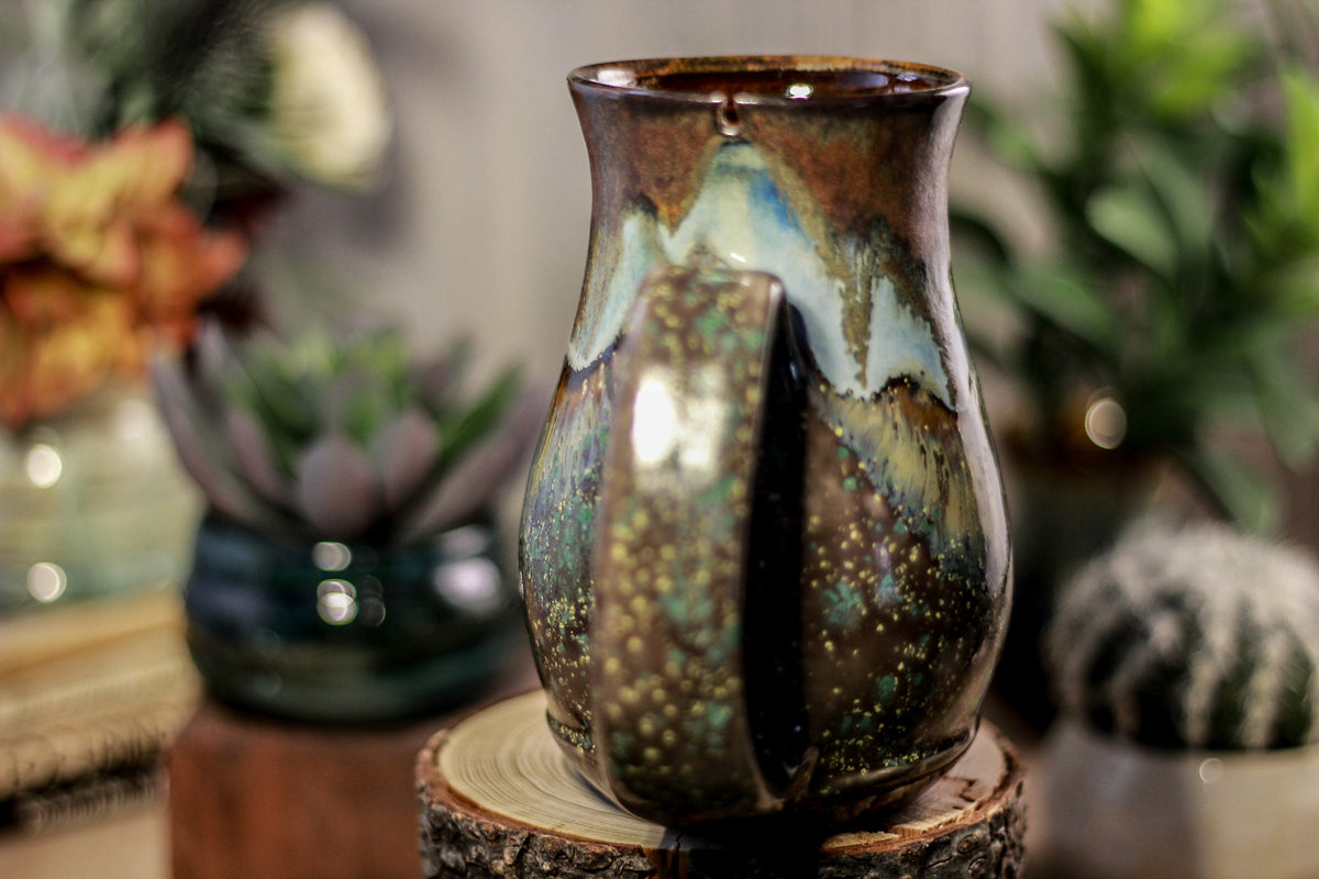 17-B Copper Agate Barely Flared Notched Mug -  MISFIT, 17 oz. - 10% off