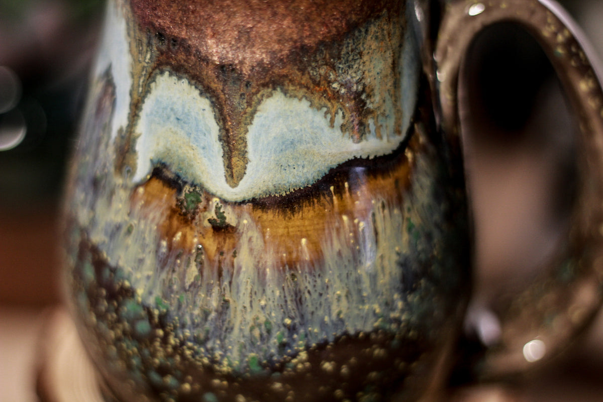17-B Copper Agate Barely Flared Notched Mug -  MISFIT, 17 oz. - 10% off