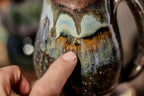 17-B Copper Agate Barely Flared Notched Mug -  MISFIT, 17 oz. - 10% off