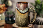 18-B Copper Agate Crystal Notched Mug - TOP SHELF, 15 oz.