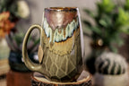 18-B Copper Agate Crystal Notched Mug - TOP SHELF, 15 oz.
