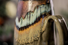 Load image into Gallery viewer, 18-B Copper Agate Crystal Notched Mug - TOP SHELF, 15 oz.